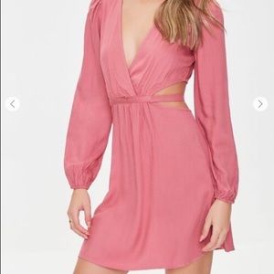 NWT Plunging Mini Dress with Side & Back Cutouts Size Small